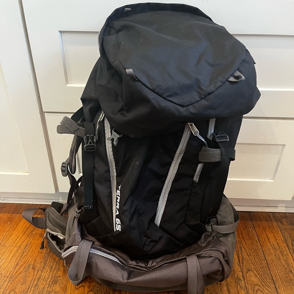 The North Face Terra 65 backpack, used to do a couple sections of JMT.